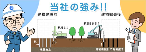 杭撤去工事 九州地区全般